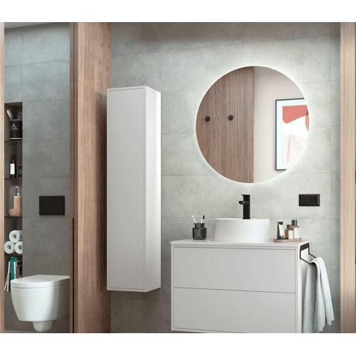 Mobili da bagno Vision 1000 Bianco opaco per lavabo da appoggio