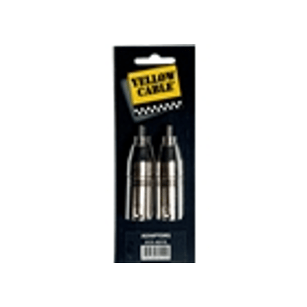 Yellow Cable AD19 Adattatore RCA Maschio/XLR Maschio 2 Pcs