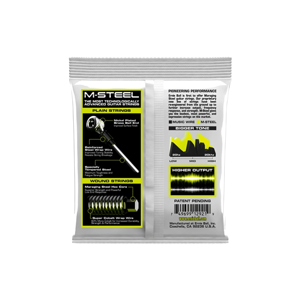 Ernie Ball 2921 M-Steel Regular Slinky 10-46