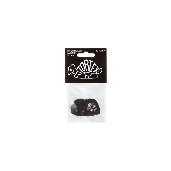 Dunlop 482P Pitch Black Jazz III .50