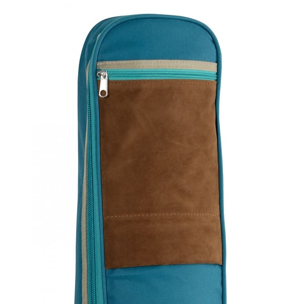 SOUNDSATION Borsa chitarra classica con inserti in pelle suede