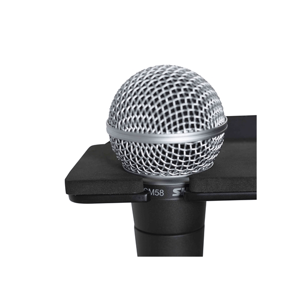 Gator Frameworks GFW-MIC-4TRAY Supporto multi-microfono per 4 microfoni&lt;br&gt;