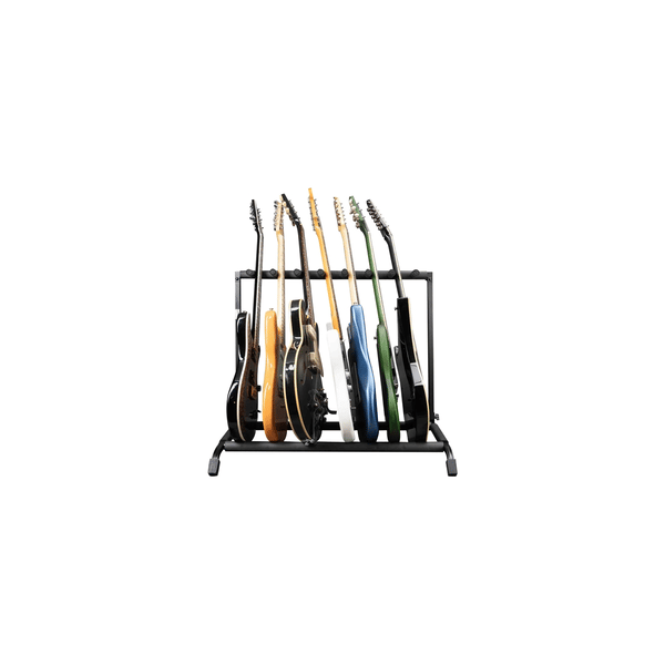 Gator Frameworks RI-GTR-RACK7 Supporto pieghevole per 7 chitarre<br>