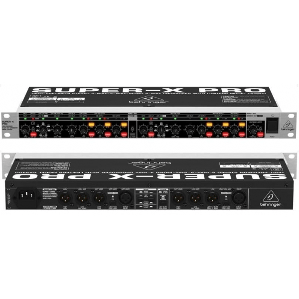 BEHRINGER CX3400-V2 SUPER-X PRO CROSSOVER 3 VIE STEREO 4 MONO USCITA SUBWOOFER