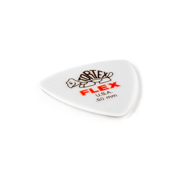 Dunlop 456R.50 Tortex Flex Triangle .50 mm Bag/72