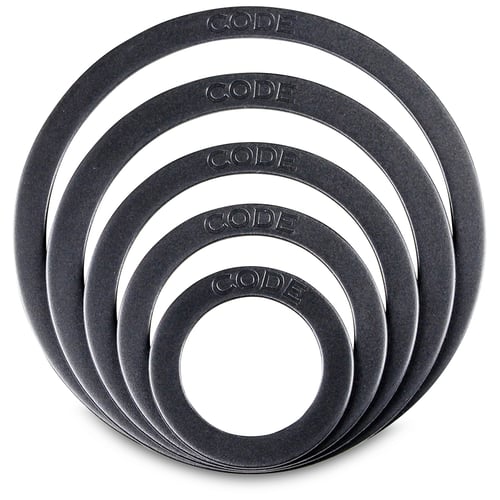 Code PORT HOLES Anello di rinforzo da 5" Nero - PRTHLBL51