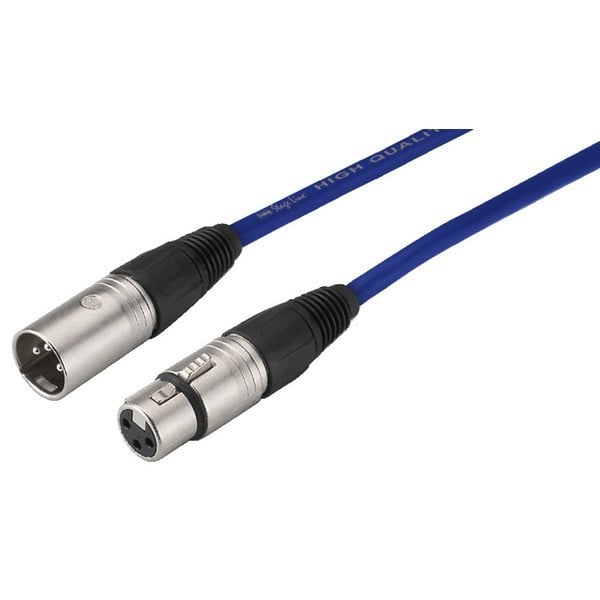 MONACOR CAVO XLR - XLR, 6 M, CONNETTORI NEUTRIK,
