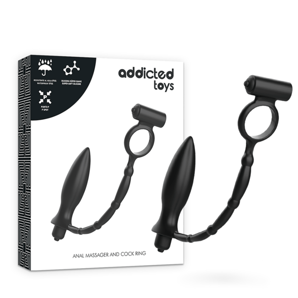 ADDICTED TOYS ANAL PLUG MIT VIBRATIONSRING