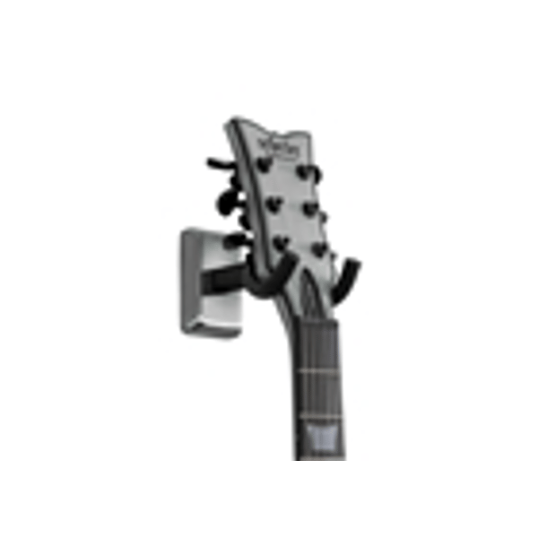 Gator Frameworks GFW-GTR-HNGRSCH Supporto a muro per chitarra con piastra in cromo satinato