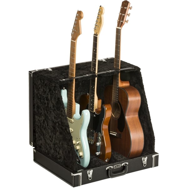 FENDER Classic Series Case Stand, Black, 3 chitarre. Modello 0991023506