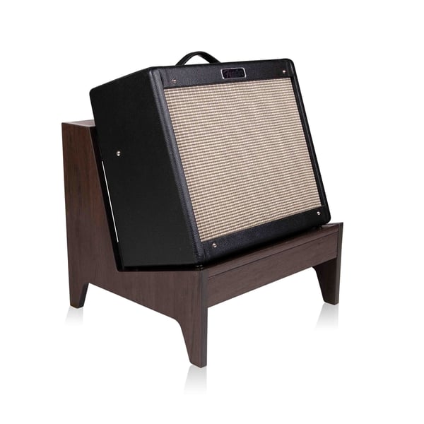 Gator Frameworks GFW-ELITEGTRAMPSM-BRN Stand per amplificatore combo Small in finitura Dark Walnut Brown<br>