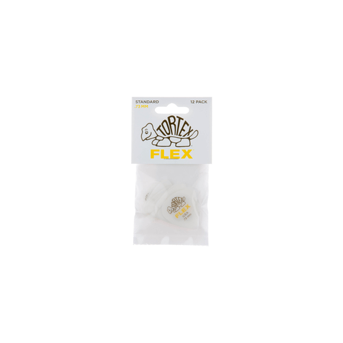 Dunlop 428P.73 Tortex Flex Standard .73 mm Pack/12