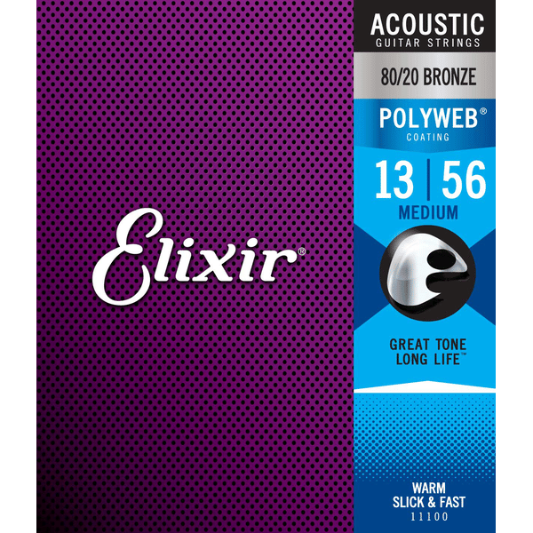 ELIXIR 11100 ACOUSTIC 80/20 BRONZE POLYWEB