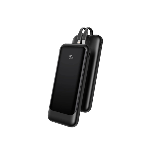 UNICO Power bank a ricarica rapida da 10000 mAh con cavi