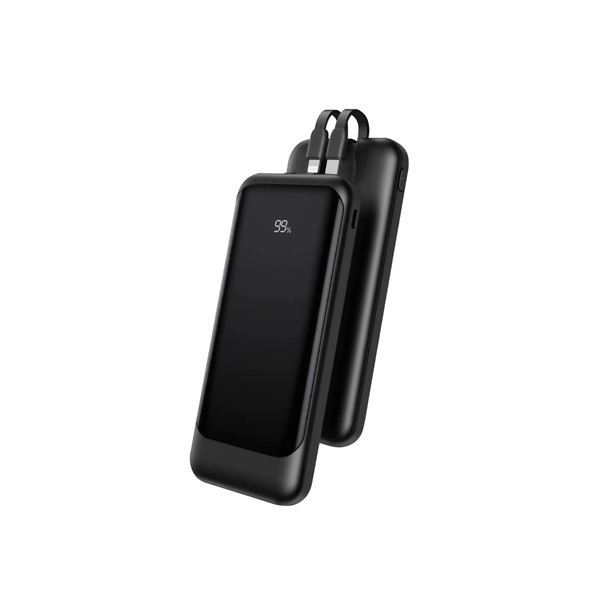 UNICO Power bank a ricarica rapida da 10000 mAh con cavi
