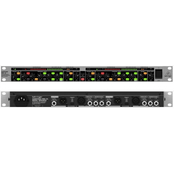 BEHRINGER MDX2600 COMPOSER PRO-XL COMPRESSORE PROCESSORE DINAMICA SIMULAZIONE VALVOLARE