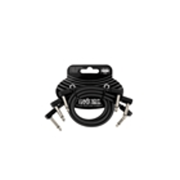 Ernie Ball 6445 Flex Patch Cable Black 30cm 3pk