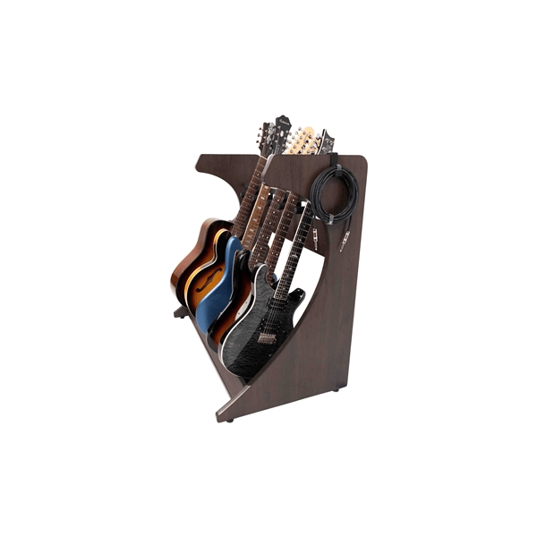 Gator Frameworks GFW-ELITEGTR5RK-BRN Rack per chitarre 5-7 posti in finitura noce scuro&lt;br&gt;