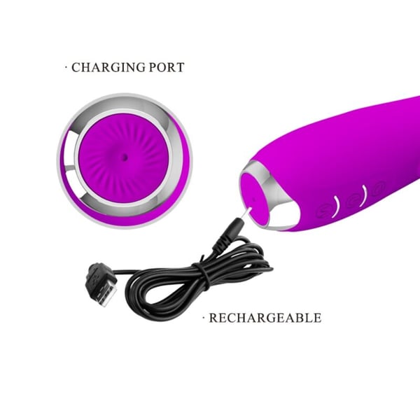 PRETTY LOVE MOLLY WIEDERAUFLADBARE VIBRATOR-DREHFUNKTION