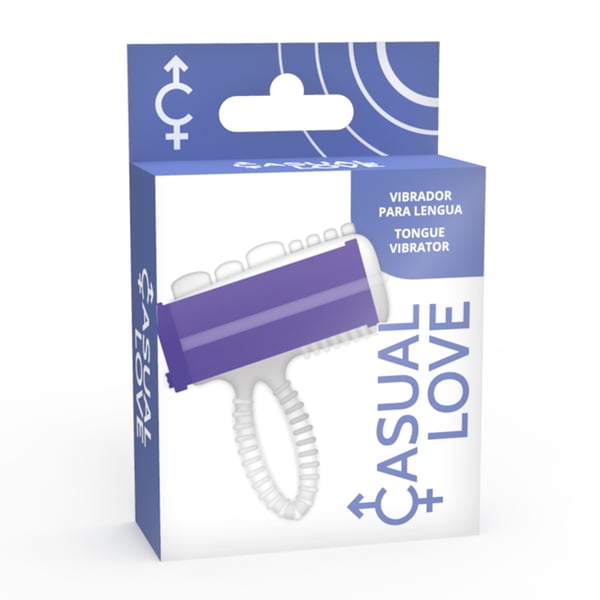 CASUAL LOVE- LÄSSIGE RING VIBRATOR LILAC TONGUE