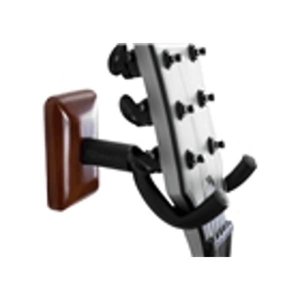Gator Frameworks GFW-GTR-HNGRMHG Supporto a muro per chitarra con piastra mogano<br>