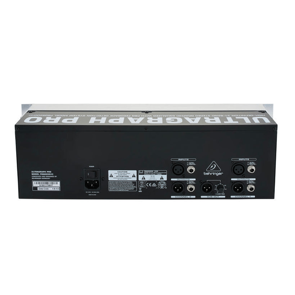 BEHRINGER FBQ6200HD EQUALIZZATORE GRAFICO 31 BANDE STEREO HD AMPLIFICATORI OPERAZIONALI A BASSO RUMORE