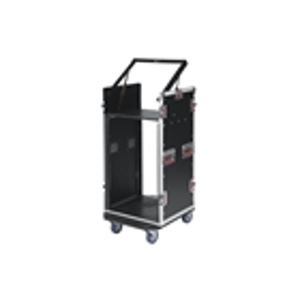 Gator Cases G-TOUR 10X16 PU Flight Case 10U + 16U Rack