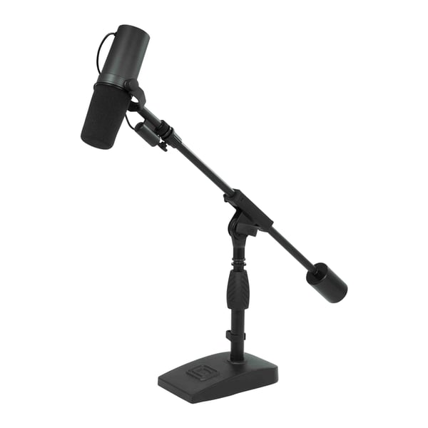 Gator Frameworks GFW-MIC-0822 Supporto microfono con asta telescopica per desktop e strumenti