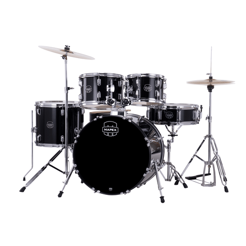 MAPEX IT CM5044FTCDK COMET FUSION 5 PEZZI DARK BLACK CON PIATTI