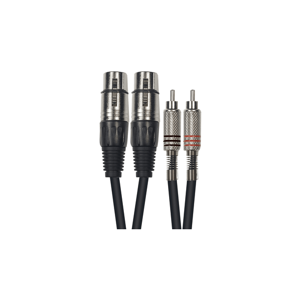 Yellow Cable K10-3 Cavo Segnale 2x RCA maschio/2x XLR Femmina 3 m