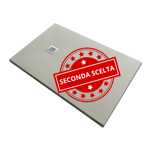 Piatto doccia in pietra SOLIDSTONE alto 2,8 cm - Avorio Crema (SECONDA SCELTA)