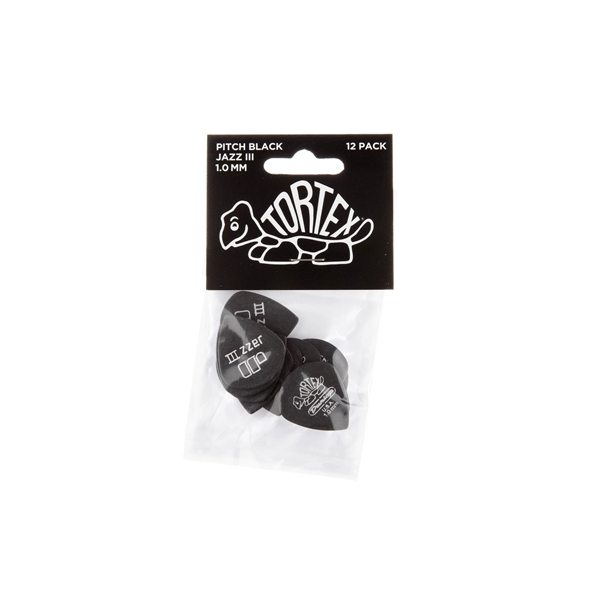 Dunlop 482P Pitch Black Jazz III 1.0