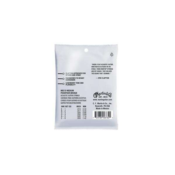 Martin & Co. MEC13 Clapton's Choice Medium Phosphor Bronze 13-56