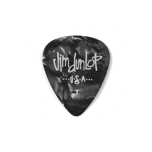 Dunlop 483P#02 Black Perloid - Thin