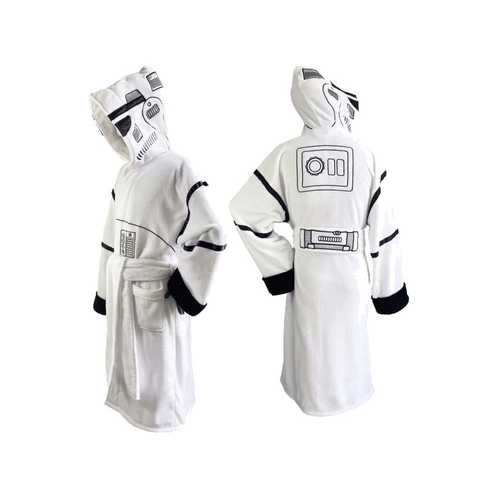 Star Wars Original Stormtrooper Fleece Bathrobe Stormtrooper White
