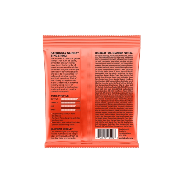 Ernie Ball 2615 Nickel Wound Skinny Top Heavy Bottom 7 Slinky 10-62
