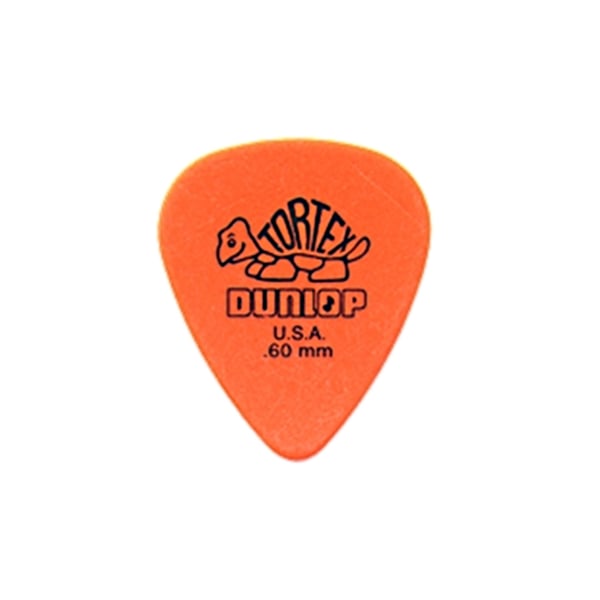 DUNLOP Plettro Tortex Standard, 0.60, Conf. 72 pz. Modello 418R-060