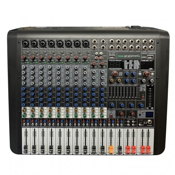 ZZIPP MIXER PROFESSIONALE 12 CANALI CON USB EDSP 99 EFFETTI