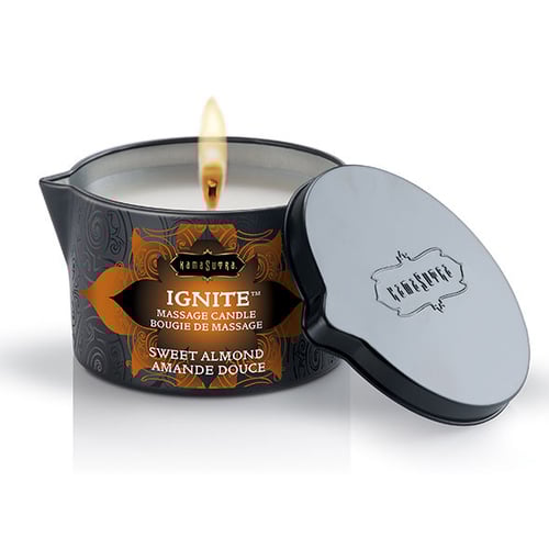 KAMASUTRA COSMETICS KAMASUTRA - CANDELA DA MASSAGGIO ALLA MANDORLA MEDITERRANEA 170GR