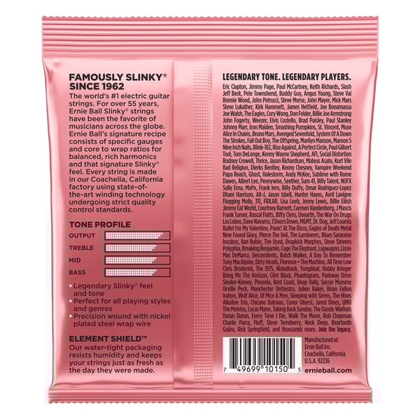 Ernie Ball 2217 Nickel Wound Zippy Slinky 7-36