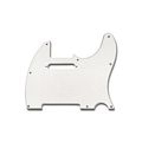 SOUNDSATION PARTS Mascherina per Chitarra Telecaster, 3 Strati, Bianco