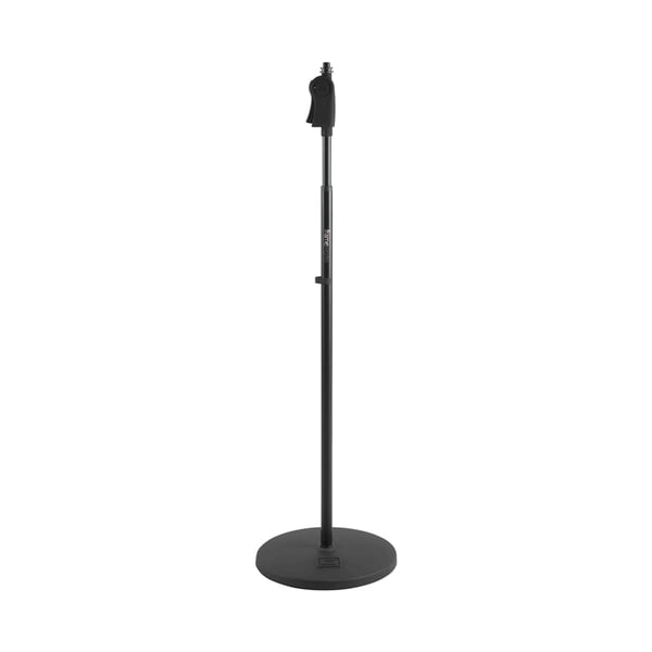 Gator Frameworks GFW-MIC-1201 Supporto microfonico con base rotonda da 30,5 cm e altezza regolabile da 101,6 a 160 cm<br>