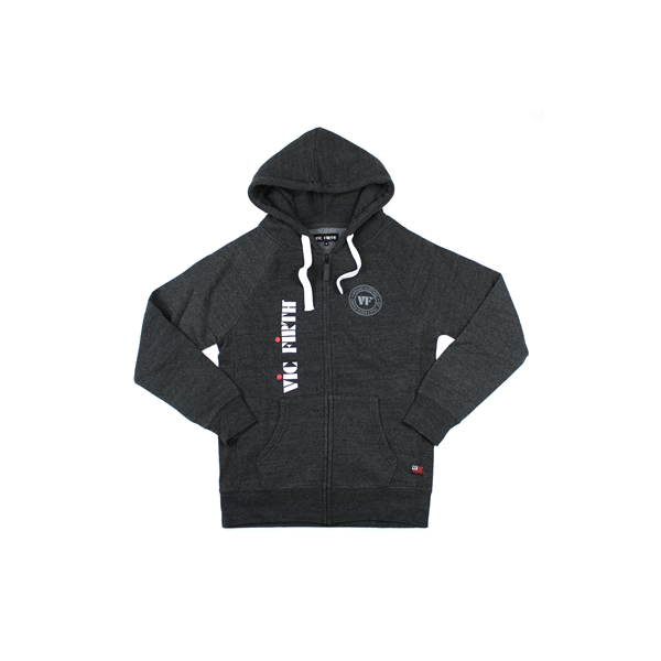 Vic Firth PHOODIE20LOGOXS - Zip Up Logo Hoodie - XS