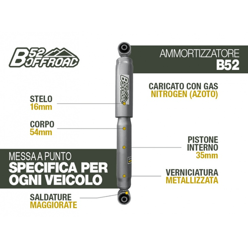 AMMORTIZZATORE B52 OFFROAD PER LAND ROVER DISCOVERY 2 (TD5) POSTERIORE