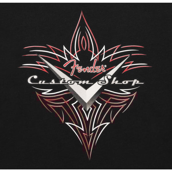 T-shirt Fender® Custom Shop Pinstripe, Nero, XXL