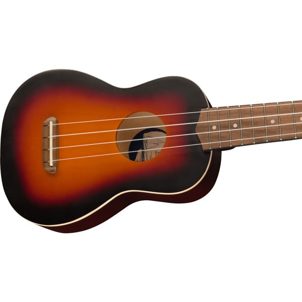 FENDER Ukulele soprano bicolore Sunburst. Modello 0971610503