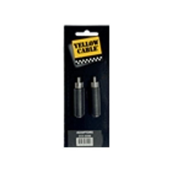 Yellow Cable AD08 Adattatore RCA Maschio/Jack Mono Femmina 2 Pcs