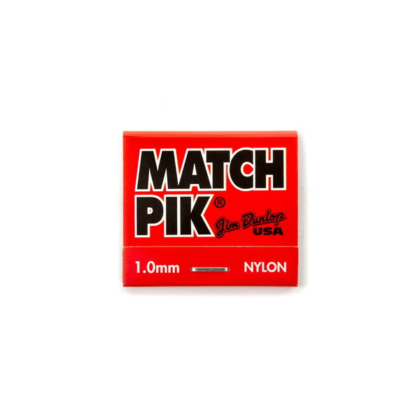 Dunlop 448R1.0 Match Piks Nylon Black 1.00mm