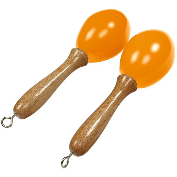 Tanga MARACAS-JAUNE-S Maracas piccole in legno - Gialle