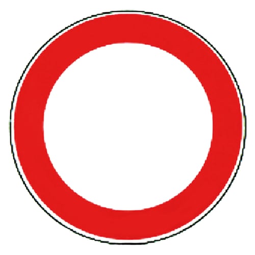 SEGNALE 'DIVIETO DI TRANSITO' fig. 46